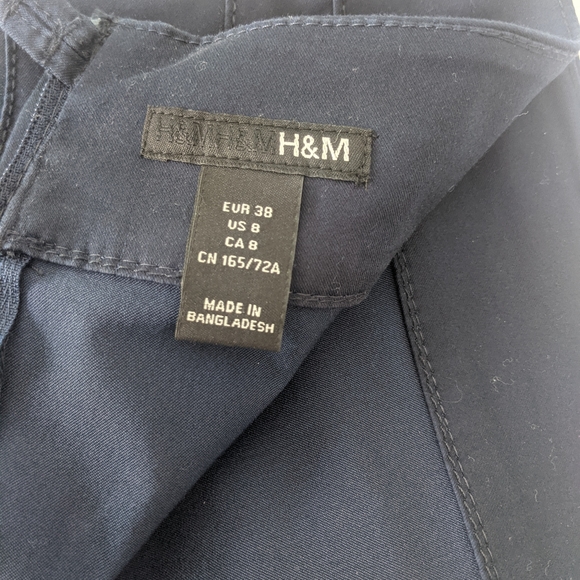 Navy Blue Pencil Skirt - Picture 3 of 3